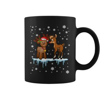Rudolph And ClariceChristmas Kids Girls Reindeer Coffee Mug - Thegiftio UK