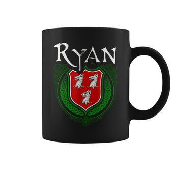 Ryan Surname Irish Last Name Ryan Family Crest Coffee Mug | Mazezy