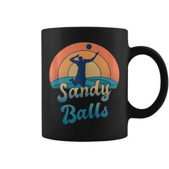Sandy Balls For A Beach Volleyball Player Coffee Mug | Mazezy