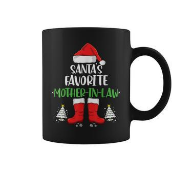 Santa’S Favorite Mother In Law Family Matching Christmas T Coffee Mug | Mazezy