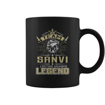 Sanvi Name - Sanvi Eagle Lifetime Member L Coffee Mug - Seseable