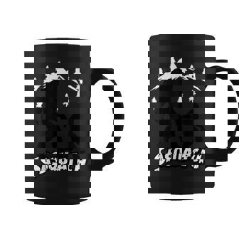 Sasquatch Dad & Daughter Camping Coffee Mug - THEGIFTIO