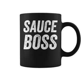 Sauce Boss Chef Bbq Cook Food Humorous V2 Coffee Mug - Seseable