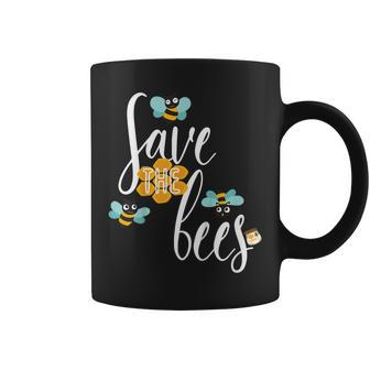 Save The Bees Tshirt Planet Earth Day Beekeeper Beekeeping Coffee Mug | Mazezy