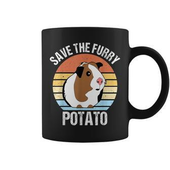 Save The Furry Potato Funny Guinea Pig Coffee Mug - Seseable