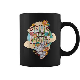 Save The Planet Earth Day Climate Change Environment Saying Coffee Mug | Mazezy