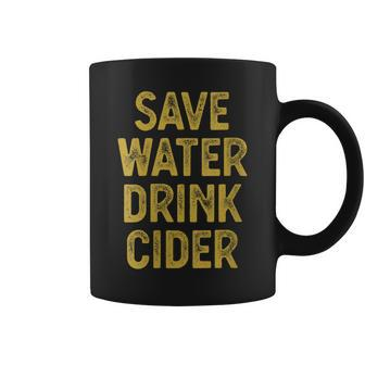 Save Water Drink Cider Funny Cider Lover Design Gift For Womens Coffee Mug - Thegiftio UK