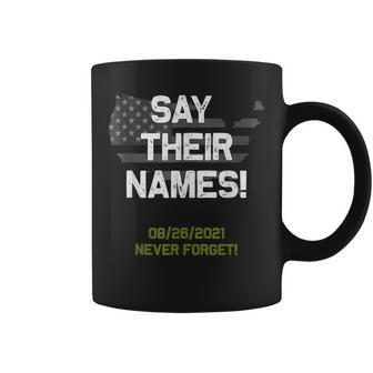 Say Their Names Names Of Fallen Soldiers 13 Military Heroes Coffee Mug | Mazezy