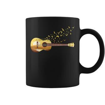Scenic Uke Guitar - Ukulele Lover Guitar Ukulelist Coffee Mug | Mazezy