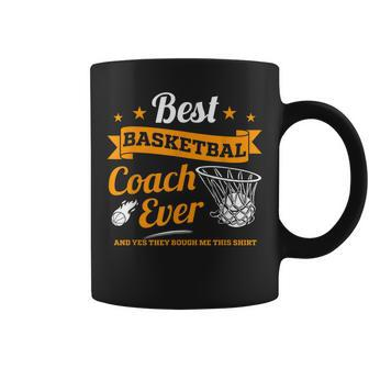 School Sports Team Best Basketball Coach Ever Coffee Mug - Seseable
