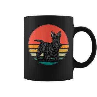 Scottish Terrier Hundeliebhaber Im Retro-Stil 70Er-Jahre Tassen - Seseable