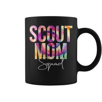 Scout Mom Squad Tie Dye Back To School Women Appreciation Coffee Mug