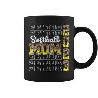 Senior Mom 2023 Softball Class Of 2023 Leopard Mothers Day Coffee Mug | Mazezy