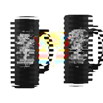 Serape Western Sunflowers Cow Skull Punchy Rodeo Boho Girl Coffee Mug | Mazezy