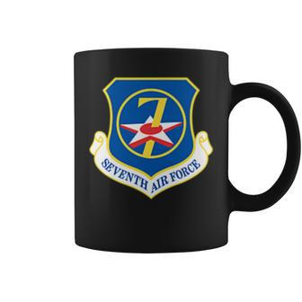 Seventh Air Force Veteran Military Veterans Day Vintage Coffee Mug - Seseable