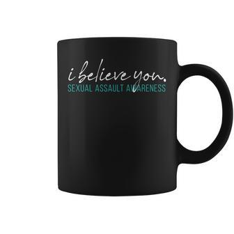 Sexual Assault Awareness Believe Women I Believe You Coffee Mug | Mazezy