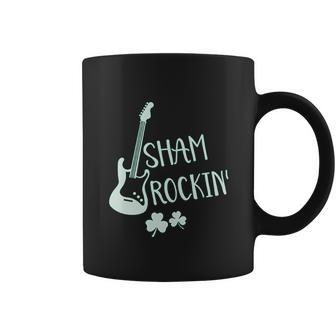 Shamrock Clover St Patricks Day Rock Guitar Coffee Mug - Thegiftio UK