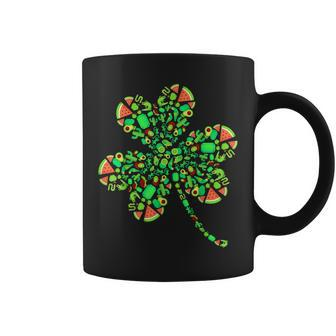 Shamrock Of Colorful Green Things Cute St Patrick’S Day Coffee Mug - Seseable