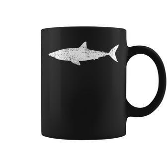 Shark Animal Gift Marine Biologist Vintage Coffee Mug - Seseable