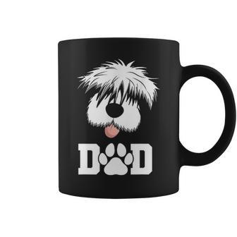 Sheepadoodle Dad Dog Father Gift Idea Coffee Mug - Seseable