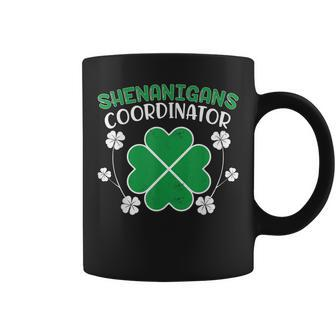 Shenanigans Coordinator Funny St Patricks Day Teacher V2 Coffee Mug - Thegiftio UK