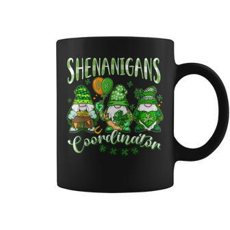 Shenanigans Coordinator Funny Teacher Gnome St Patricks Day Coffee Mug - Thegiftio UK