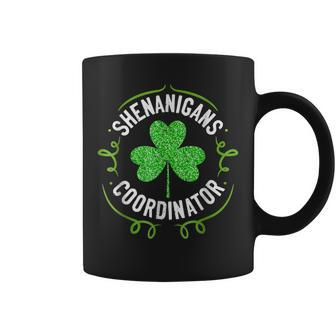Shenanigans Coordinator Matching Teacher St Patricks Day V2 Coffee Mug - Seseable