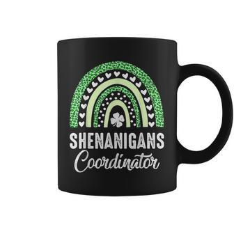 Shenanigans Coordinator Rainbow St Patricks Day Teacher Gift V4 Coffee Mug - Seseable
