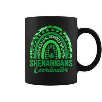 Shenanigans Coordinator Rainbow St Patricks Day Teacher V3 Coffee Mug - Seseable