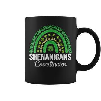 Shenanigans Coordinator Rainbow St Patricks Day Teacher V7 Coffee Mug - Seseable