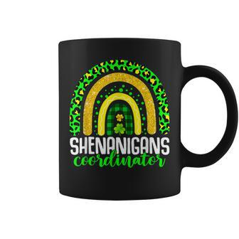 Shenanigans Coordinator Rainbow Teacher St Patricks Day Coffee Mug - Seseable