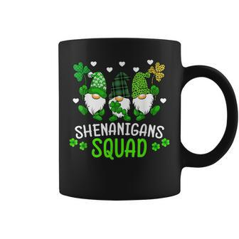 Shenanigans Squad Funny Irish St Patricks Day Shamrock Gifts Coffee Mug | Mazezy