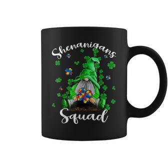 Shenanigans Squad Gnomes Autism St Patricks Day Coffee Mug | Mazezy
