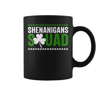 Shenanigans Squad Matching St Patricks Day Irish Leaf Coffee Mug - Thegiftio UK