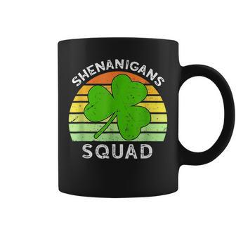 Shenanigans Squad Matching Vintage St Patricks Day Group Fun Coffee Mug - Seseable