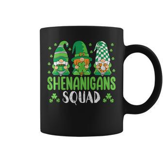 Shenanigans Squad St Patricks Day Gnomes Lover Funny Coffee Mug - Seseable