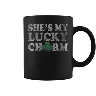 Shes My Lucky Charm Couples St Patricks Day Men Women Coffee Mug - Seseable