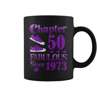 Shoes Chapter 50 Fabulous Since 1973 Purple Coffee Mug - Seseable