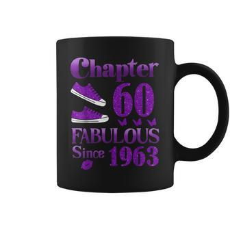 Shoes Chapter 60 Fabulous Since 1963 Purple Coffee Mug - Seseable