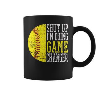 Shut Up Im Doing Game Changer Funny Baseball Player Coffee Mug | Mazezy UK