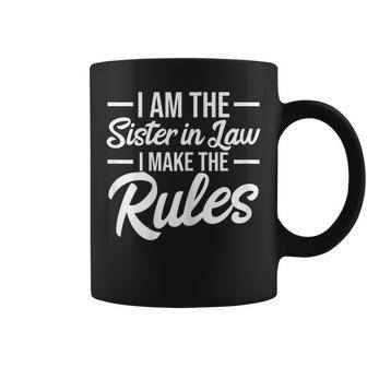 Sister In Law Rules Gift For Womens Coffee Mug | Mazezy