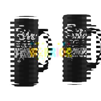 Sister Of A Warrior Autism Awareness Im A Proud Sister Coffee Mug | Mazezy