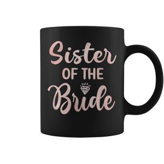 Sister Of The Bride Bridal Shower Wedding Day Sister Coffee Mug | Mazezy