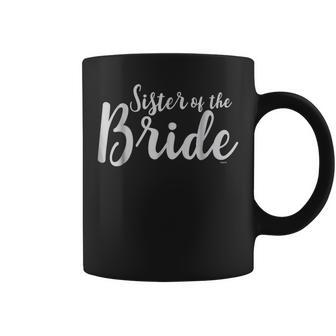 Sister Of The Bride Wedding Party Bachelorette Coffee Mug | Mazezy