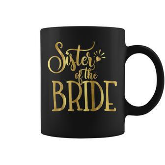 Sister Of The Bride Wedding Party Groom Coffee Mug | Mazezy