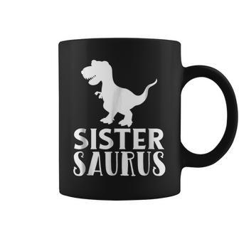 Sister Saurus Matching Dinosaur Gifts For Sisters Coffee Mug | Mazezy UK