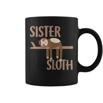 Sister Sloth Cute Gift For Mom Or Daughter Sloth Lovers Coffee Mug | Mazezy