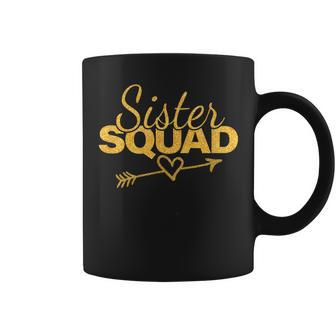 Sister Squad Family Matching Party Girl Women Bbf Sisters Coffee Mug | Mazezy