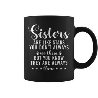 Sisters Are Like Stars Cute Sister Coffee Mug | Mazezy CA