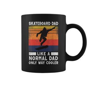 Skateboard Like A Normal Dad Vintage 80S 90S Retro Coffee Mug - Seseable